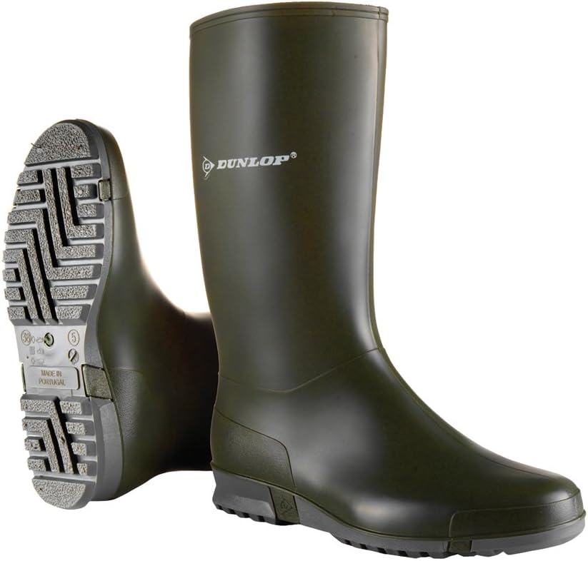 Dunlop Unisex Purofort Comfort Grip Full Safety Wellington Blue Size UK