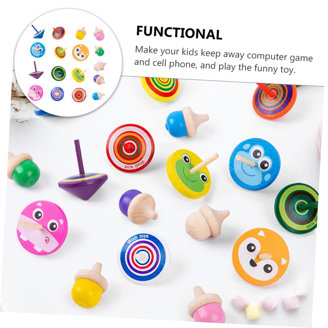 KESYOO 1Set of Spinning Tops for Engaging Plaything for Boys and Rotating Gyro