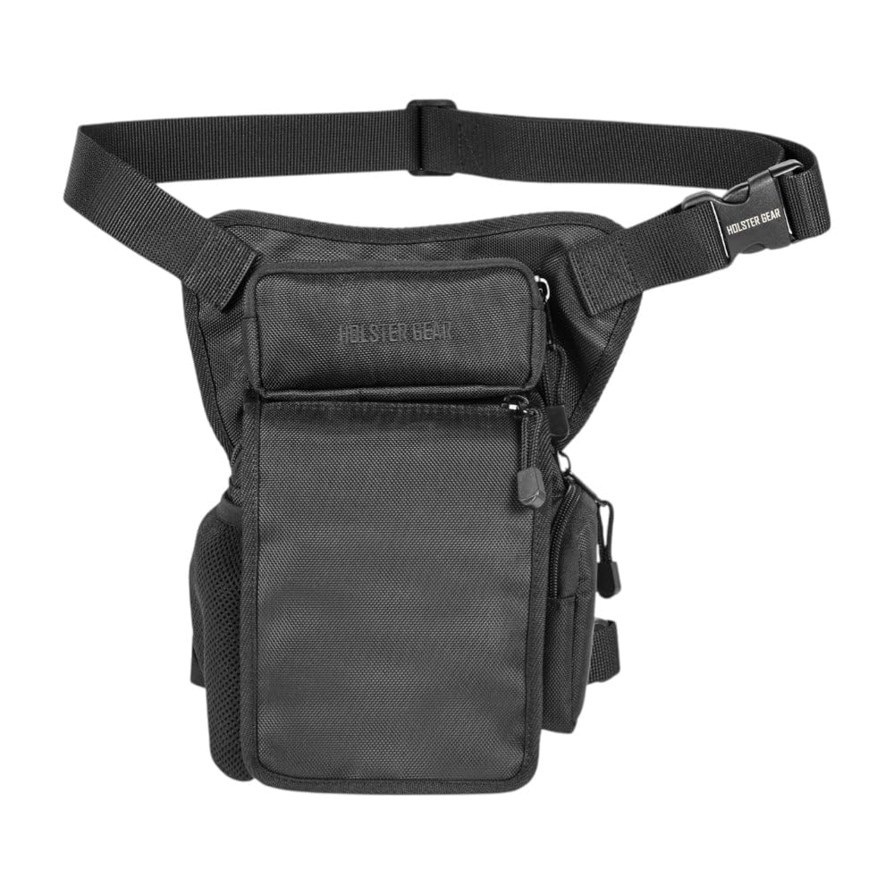 Holster Gear - Sac de jambe pour chien - Sac à friandises pour promener le chien - Accessoire d'extérieur pour chien - Imperméable et robuste