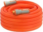 YAMATIC Tuyau de jardin lourd 5/8 en x 30 ft, Super flexible tuyau d'eau, tout-temps, léger, bourrage 600 PSI | 30 Pose d'eau lourde pour tous les temps, raccords en laiton de 3/4" pour tuyau étanche, léger pour l'agriculture, pelouse