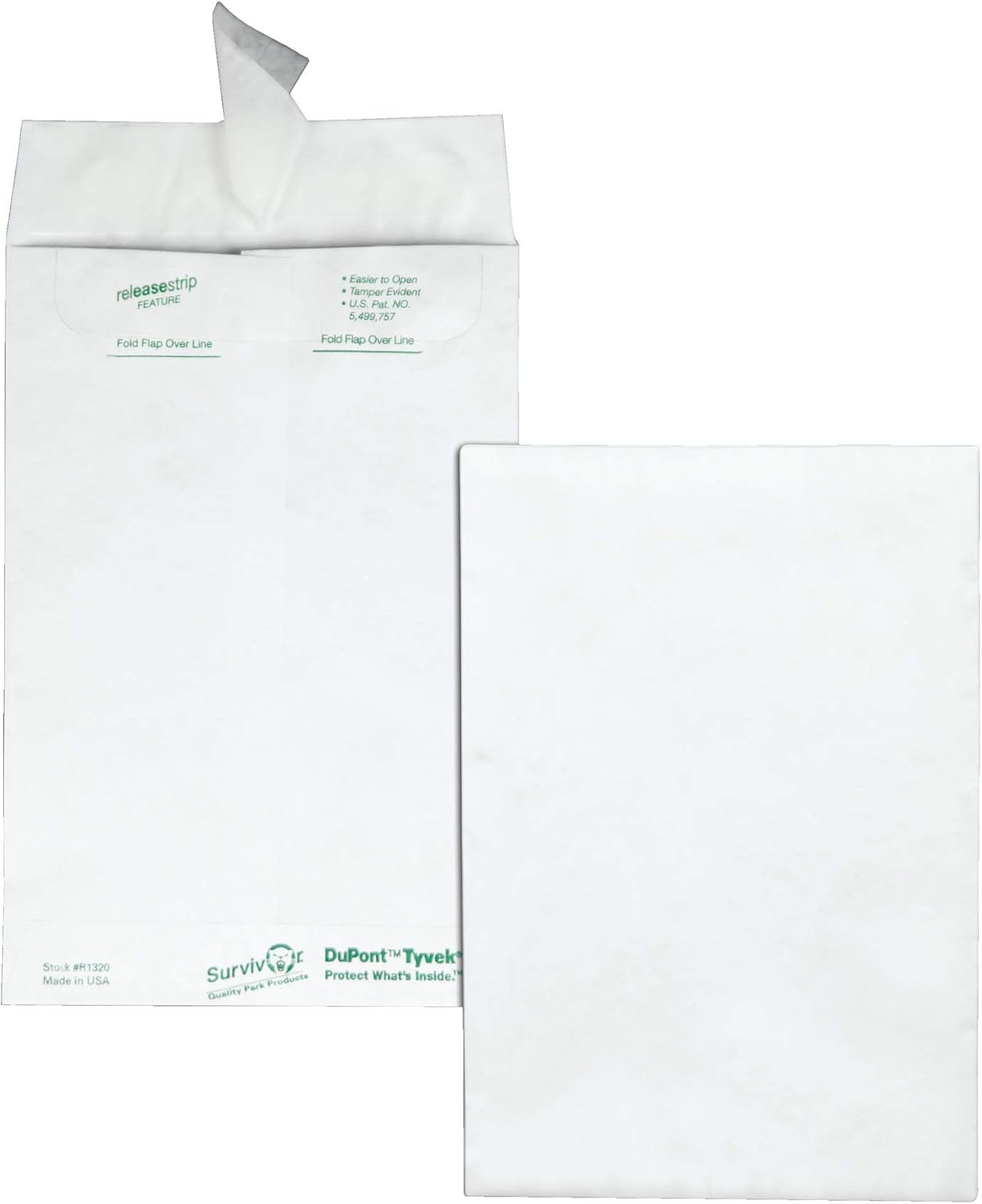 Quality Park tyvek Catalog Envelope, 6 inches x 9 inches, White 100