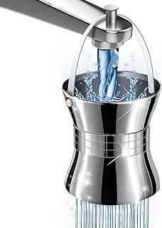 Hillien Bath Water Filter for Tub Faucet,15-Stage Bathtub Filter with 4 Velcro Straps, Removes Chlorine Softens Hard Water,Fresh Water Improves Skin & Hair-2,500 Gallons, Replaceable Filter