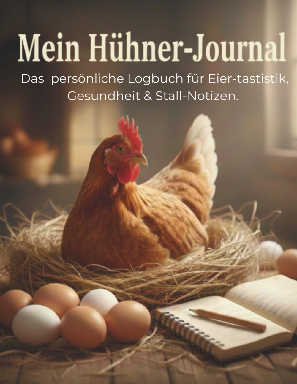 Mein Hühner-Journal: Das persönliche Logbuch für Eier-Statistik, Gesundheit & Stall-Notizen – Die ideale Ergänzung zur Ratgeber-Serie