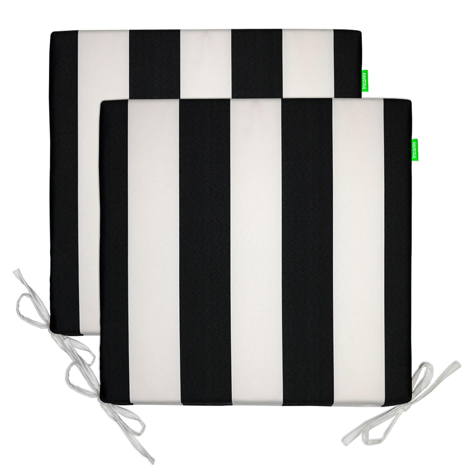 Outdoor Chair Cushions for Patio Furniture Set of 2, Patio Seat Cushions 19''x 19'', Water Repellant Outdoor Cushions Patio Furniture Cushions with Removable Cover, Outdoor Chair Pads Fade Resistant