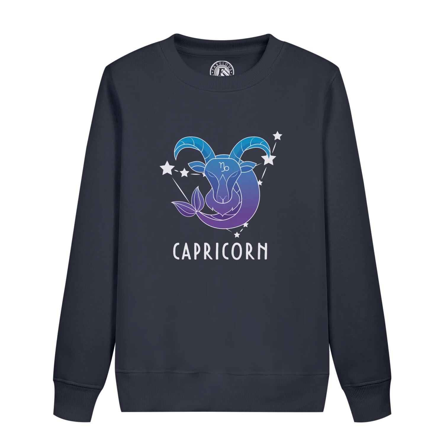 Sweatshirt enfant Capricorne : vêtement astrologie céleste en coton - 4