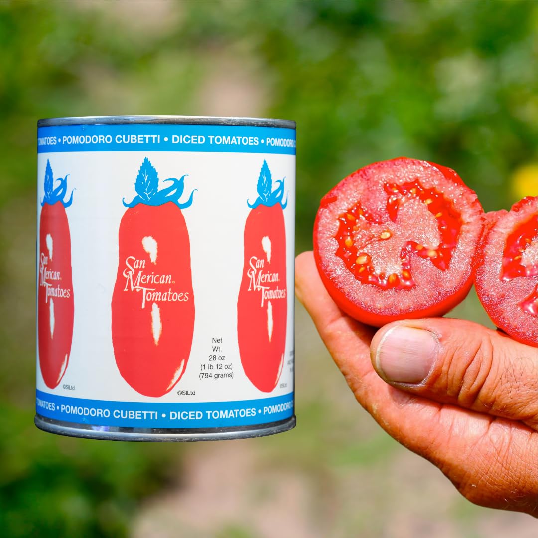 SMT SAN MERICAN TOMATO - Diced Tomatoes, 28 oz (Pack of 6)