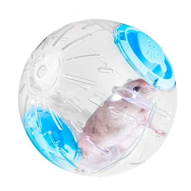 Bola Hámster,YouXiaor 2 Piezas Hamster Run Ball Plástico Pelota de Fitness Hamster Pelota Juguete Bola…