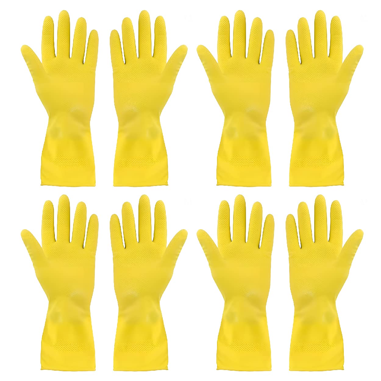 Oblivion Reusable large yellow gloves for all types of purposes like washing utensils, gardening and cleaning toilet etc. (Pack of 4) (B0B25KQJR1) Amazon Price History, Amazon Price Tracker