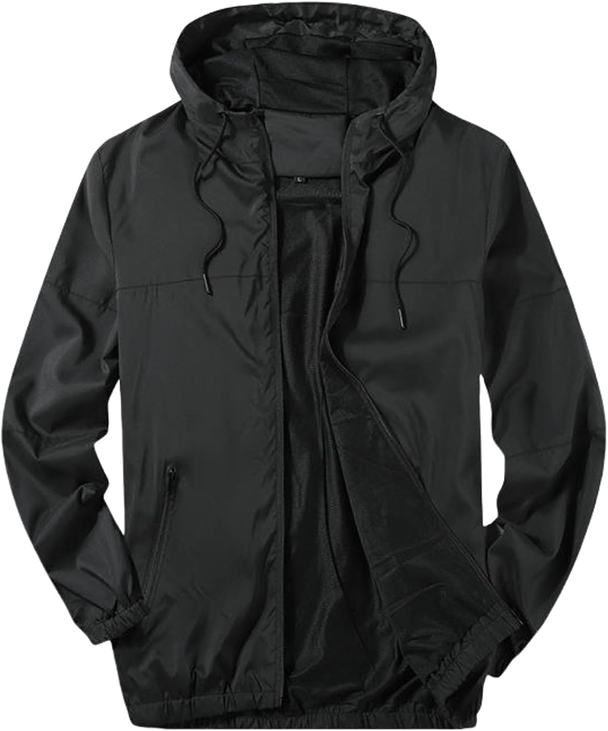 Men's Spring Autumn Camo Sports Breathable Mesh Color Block Jacket Coat