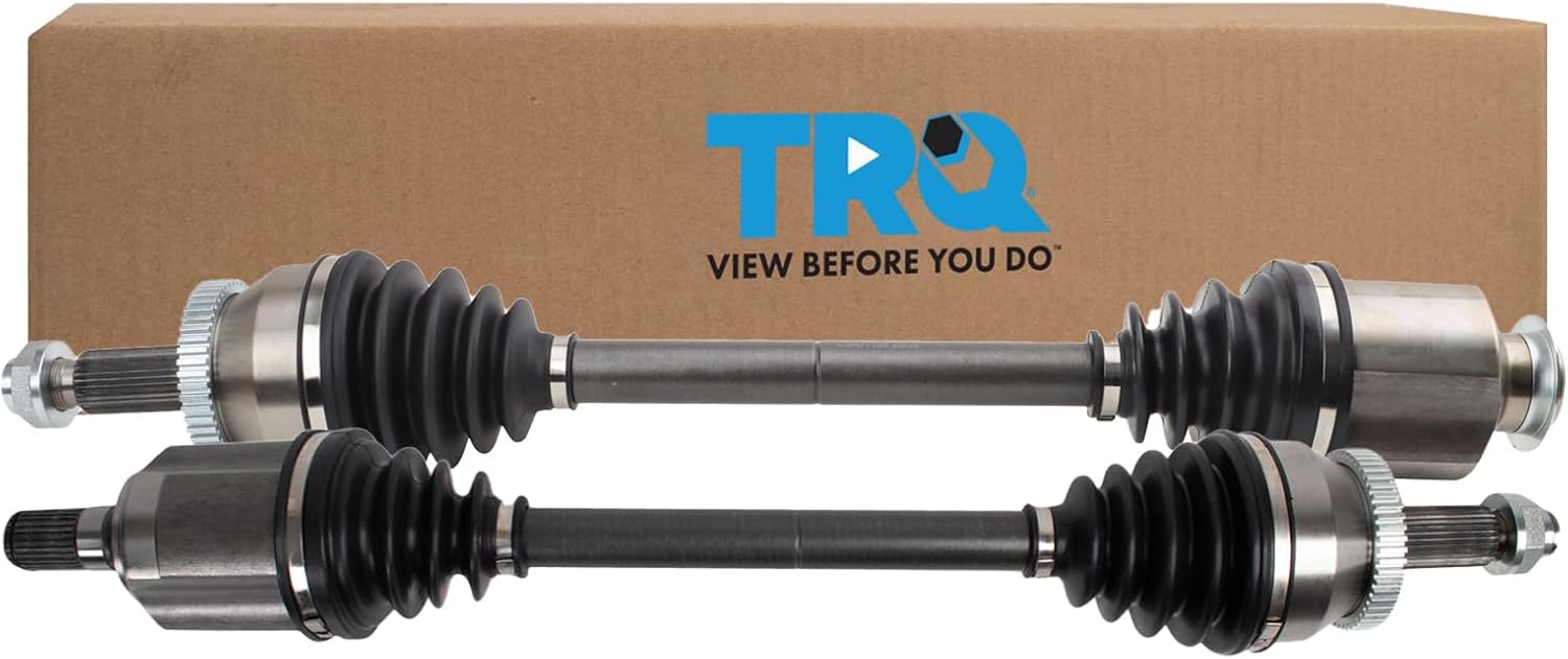 TRQ Front CV Axle Shaft Assembly Set Driver & Passenger Side Compatible with 2015-2020 Kia Sedona