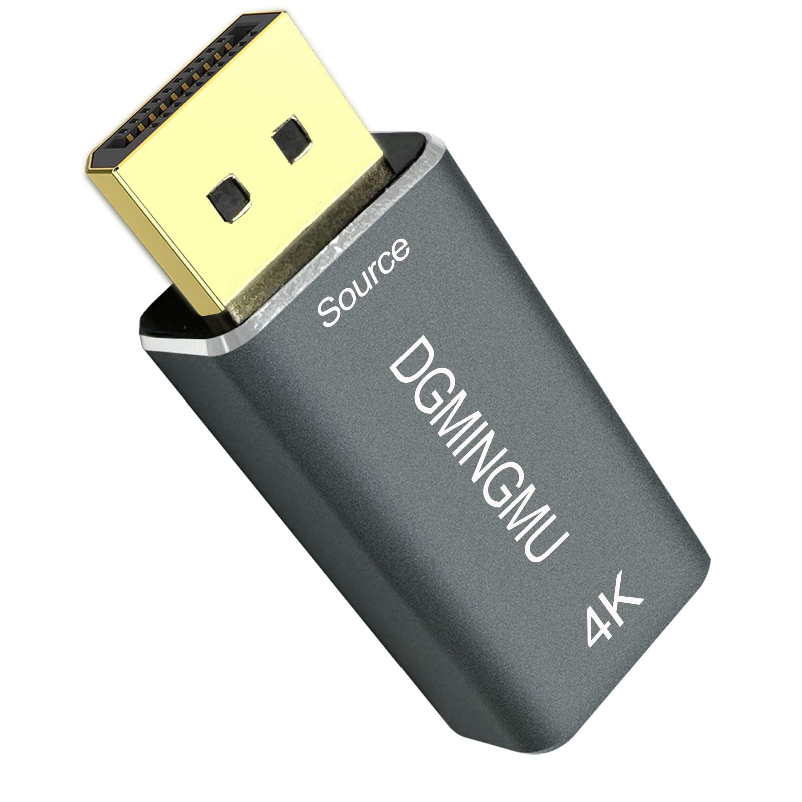 Displayport to HDMI Adapter 4K Display Port DP to HDMI (Male to Female) Converter，DP1.2 Uni-Directional Display Port to HDTV Converter for Lenovo, HP,