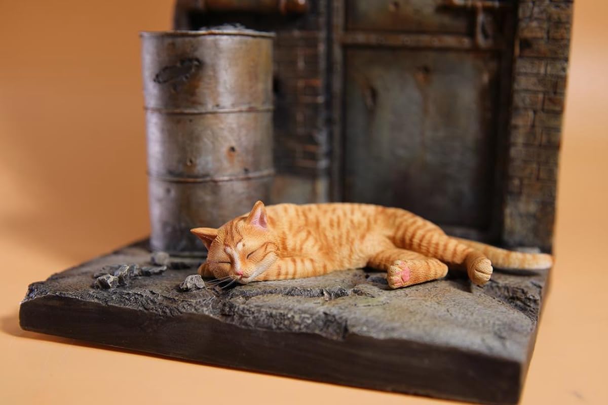 Amazon | HiPlay JXK 1/6 眠り猫4.0 JXK142D 動物 フィギュア
