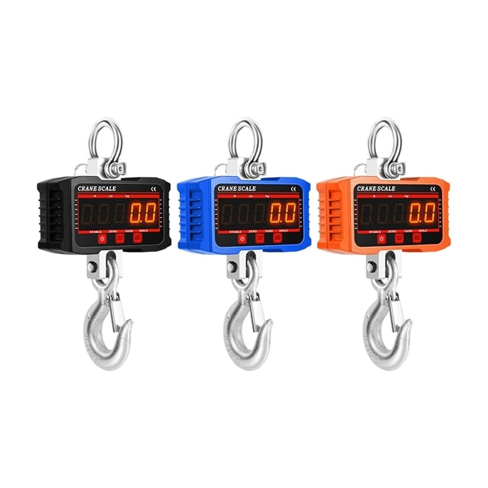 Wisząca waga, 1000kg Cyfrowa przemysłowa wisząca waga dźwigowa | Wyposażona w czytelny wyświetlacz cyfrowy i przenośna konstrukcja do magazynów, warsztatów i ważenia przemysłowego.