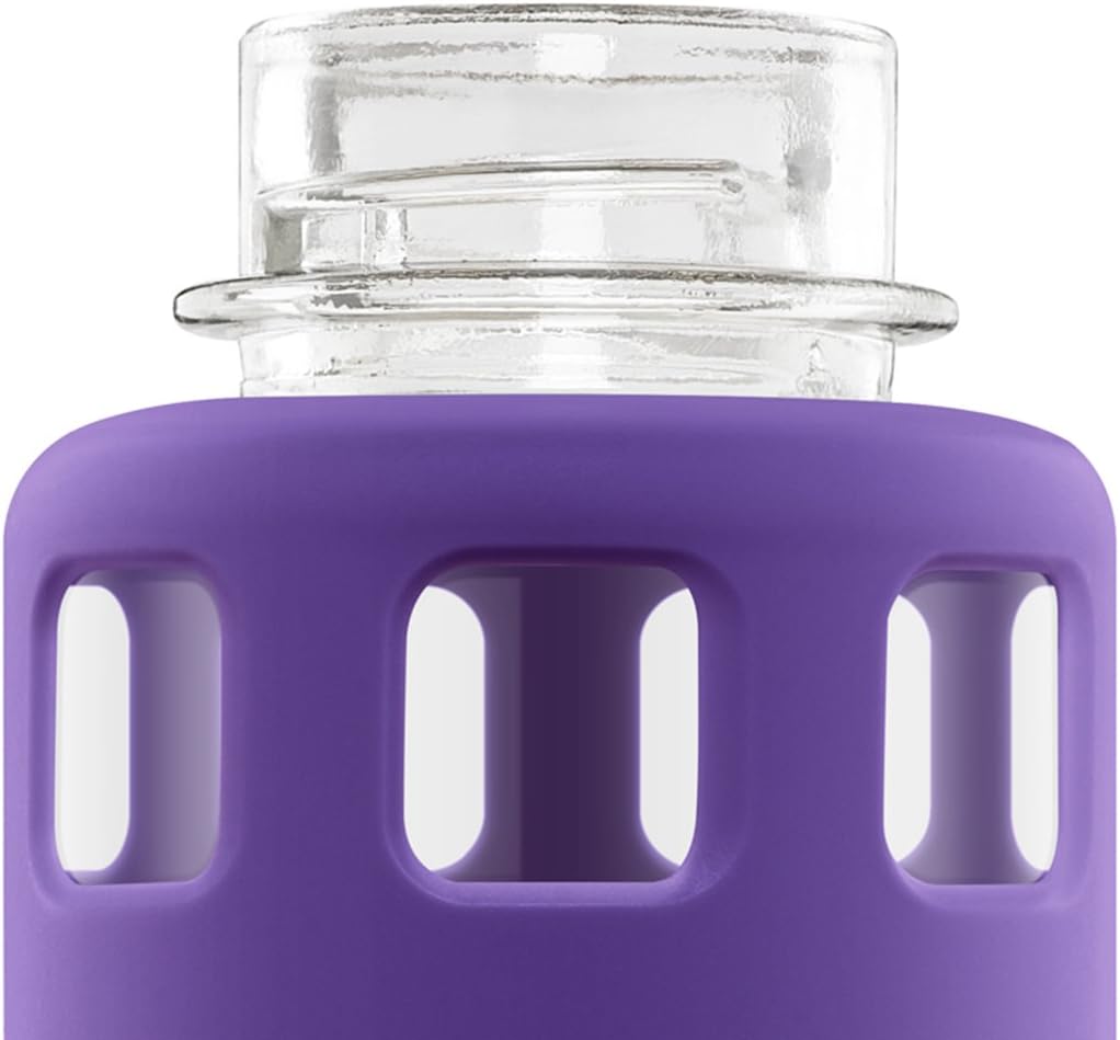 Ello Pure Glass Water Bottle with Silicone Sleeve