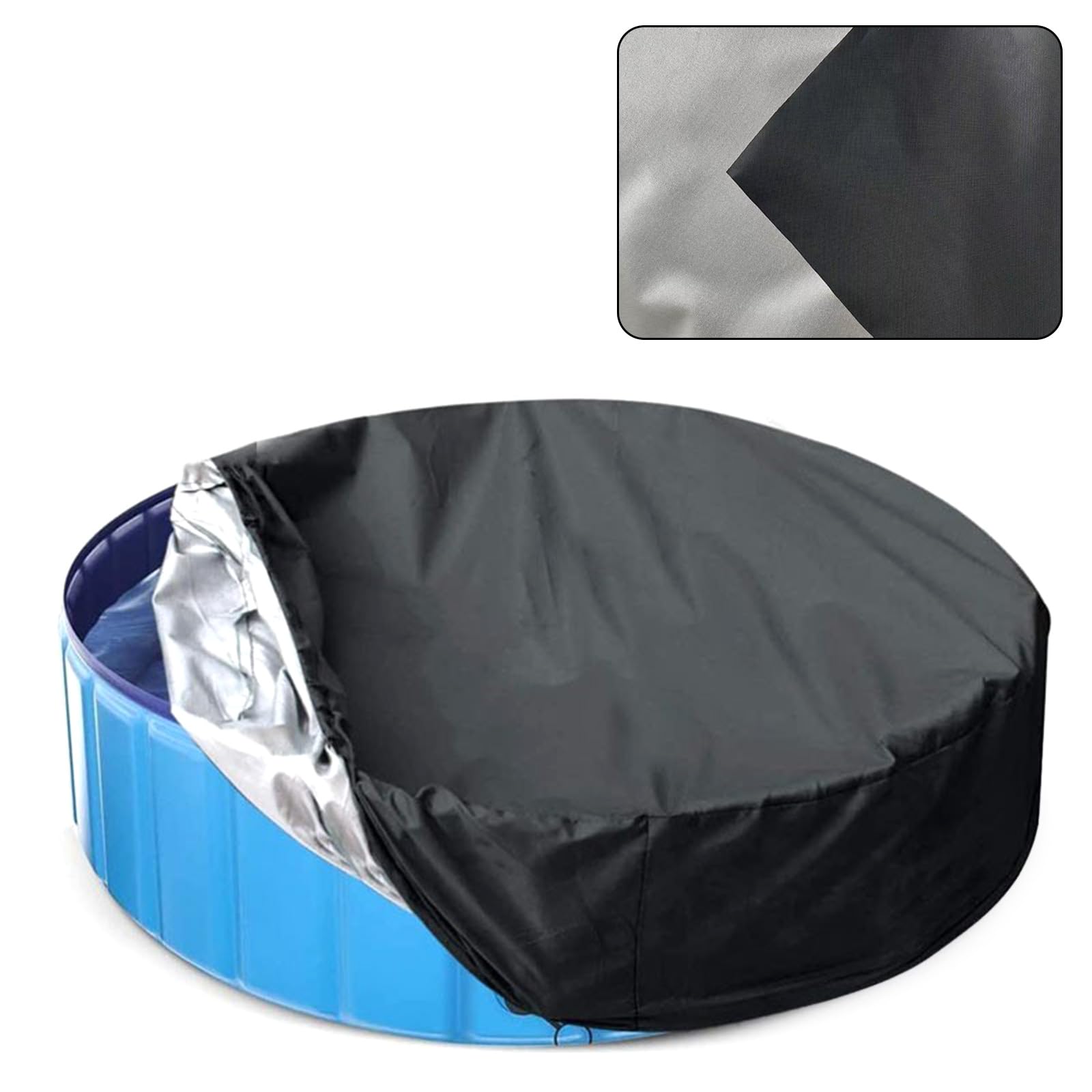 Bâche de piscine ronde anti-poussière bâche de protection pour piscine hors sol ronde