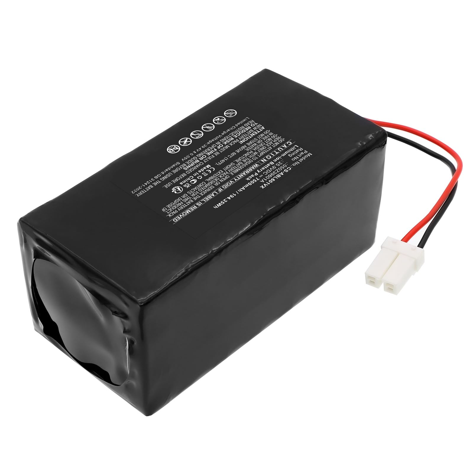 Generic Batería de repuesto compatible con cortacésped Ambrogio AM060L0V9Z, L60 Elite S+