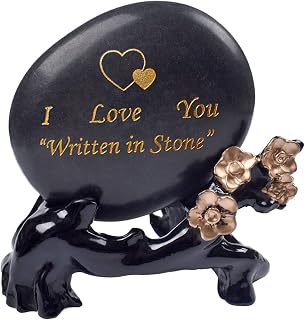 Engraved Rocks Gift I Love You Written in Stone, I Love You Pebble for Mother's Day Father's Day Birthday, Present for Men or Women Wife Husband Boyfriend or Girlfriend