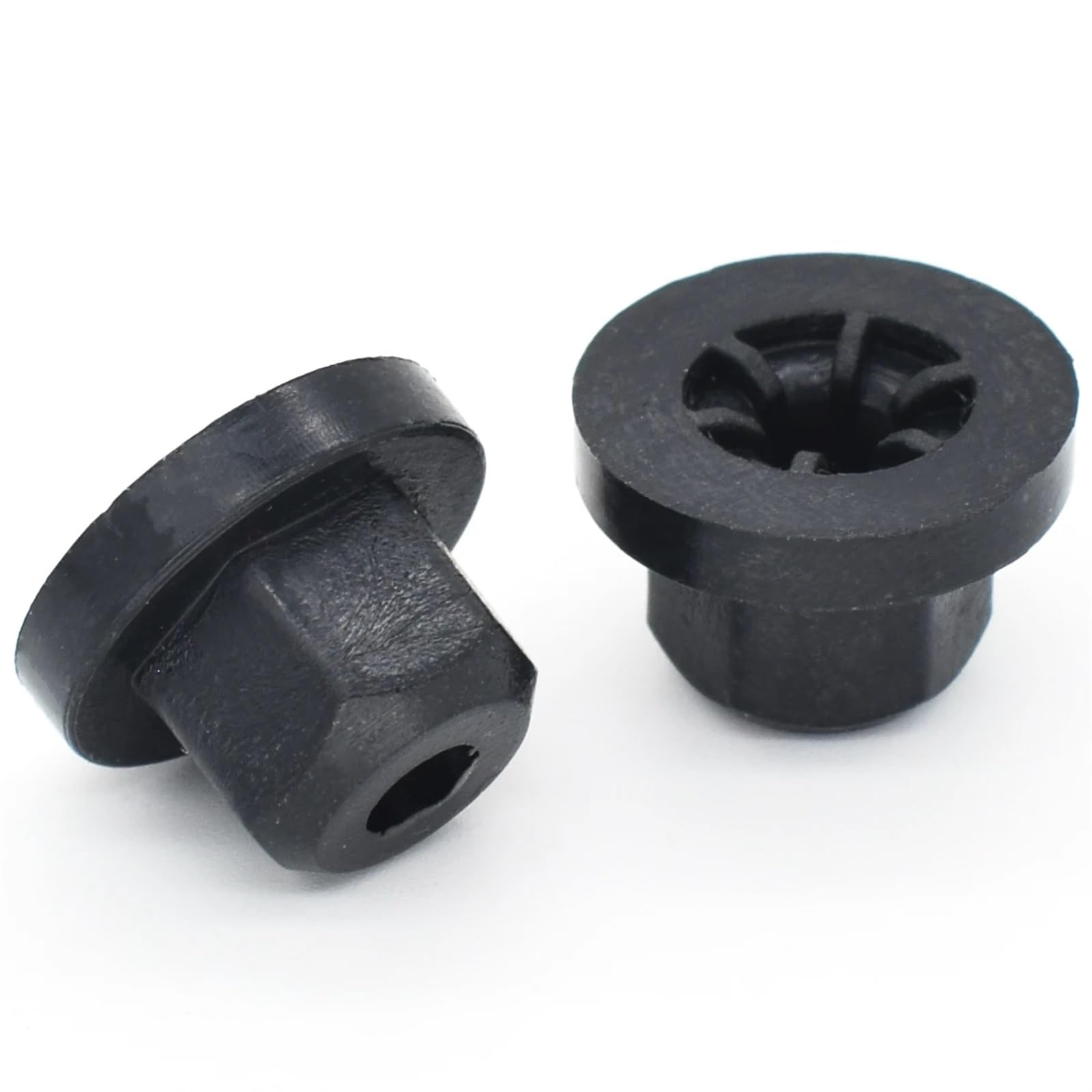 YTQMoreBNZ 20x Car Body Plastic Nut Flange Clip 16131176747 For Mercedes Benz 0039900251 For BMW M6 Nut Unthreaded Cable Fastener Mounting Boot
