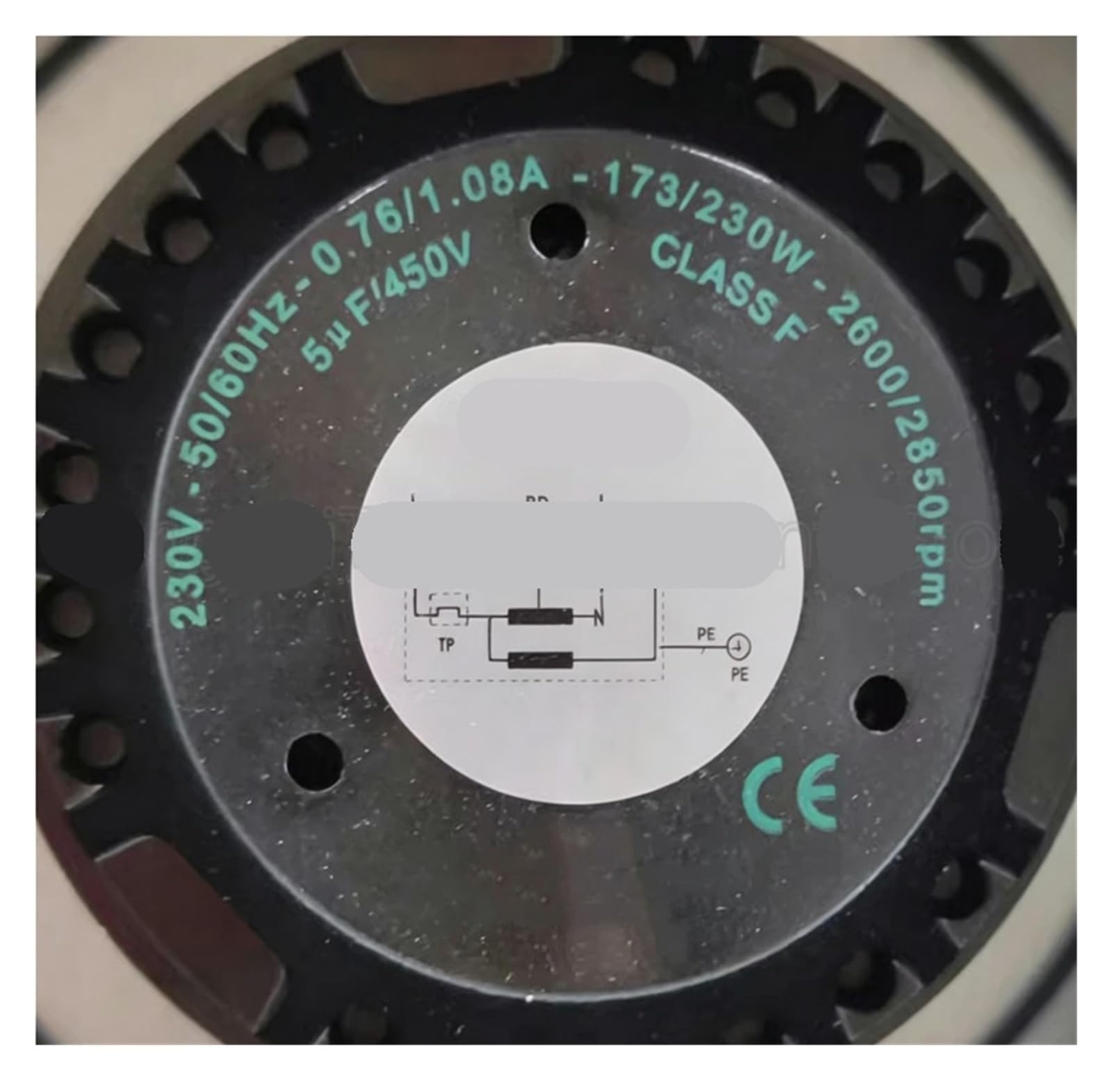 Kszhzymgx One Color Fj250n0000 230V 50/60Hz 0.76/1.08A 173/230W Fan
