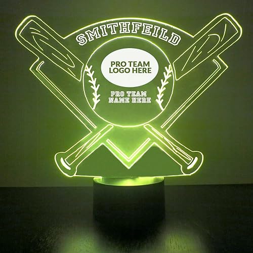 MMS - Lámpara de luz nocturna LED deportiva personalizada con el nombre o logotipo de tu equipo de hockey profesional control remoto con 16 colores MMS - Lámpara de luz nocturna LED deportiva personalizada con el nombre o logotipo de tu equipo de hockey profesional control remoto con 16 colores