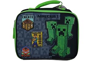 Bioworld Minecraft Rectangle Lunch Bag: The Unspeakable Hunger Tamers