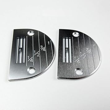 2 Pcs Needle Plate Light to Medium 147150Lg for Juki Brother Consew Yamata++