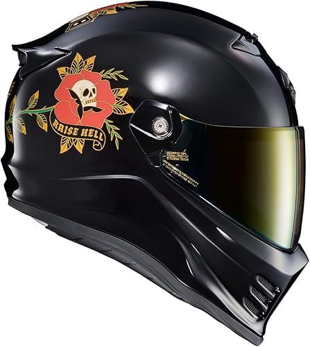 Miniatura 6 de ScorpionEXO Covert FX - Casco de motocicleta de cara completa para adultos, estilo Street Fighter con bolsillos para altavoces listos para