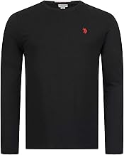 U.S. Polo Assn. P003 Men's Shirt, Basic, Long Sleeve, Round Neck Casual Top (M–3XL)