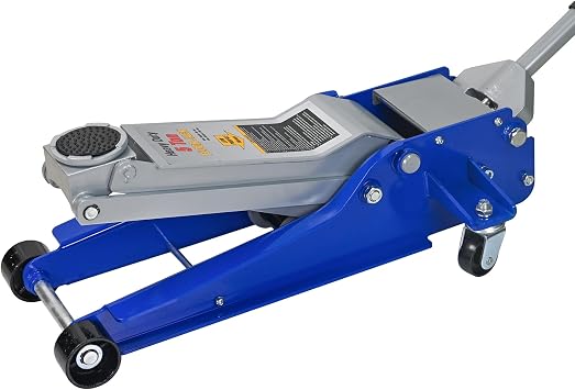 Floor Jack 5Ton/11000lbs.Dual Piston Fast Lifting Pump.Ultra Low Profile Floor Jack,Lifting Range 3.54"-21.65" .Heavy Duty Hydraulic Racing Car Jack for MVPs,SUVs and Trucks.Trolley Jack