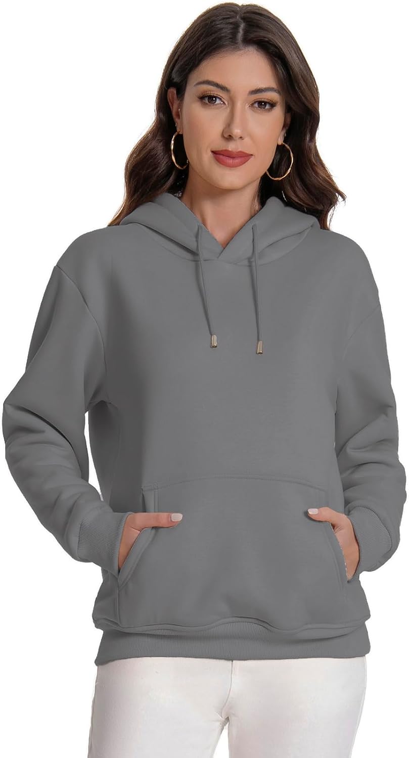 Mars Guard Women's Winter Warm Fleece Sherpa Lined Hooded Sweatshirt Thick Hoodies Outdoor Pullover for Casual Comfort - Image 4