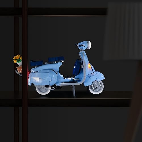 Miniatura 4 de BOOZUU Kit de luz para Lego-10298 Vespa 125 - Compatible con Lego Creator Building Model Toy Kit, ilumina tu scooter italiano