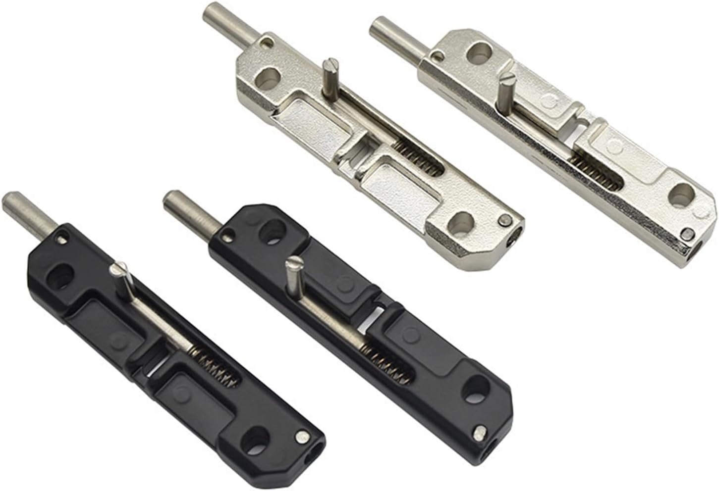 Pull-Type Automatic Spring Telescopic Latch Hinge Left and Right Door Pins Industrial Equipment Lock Bolt Rebound 1Pcs(Springpinleft)