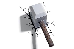 3DLightFX Marvel Avengers Thor's Hammer 3D Deco Light