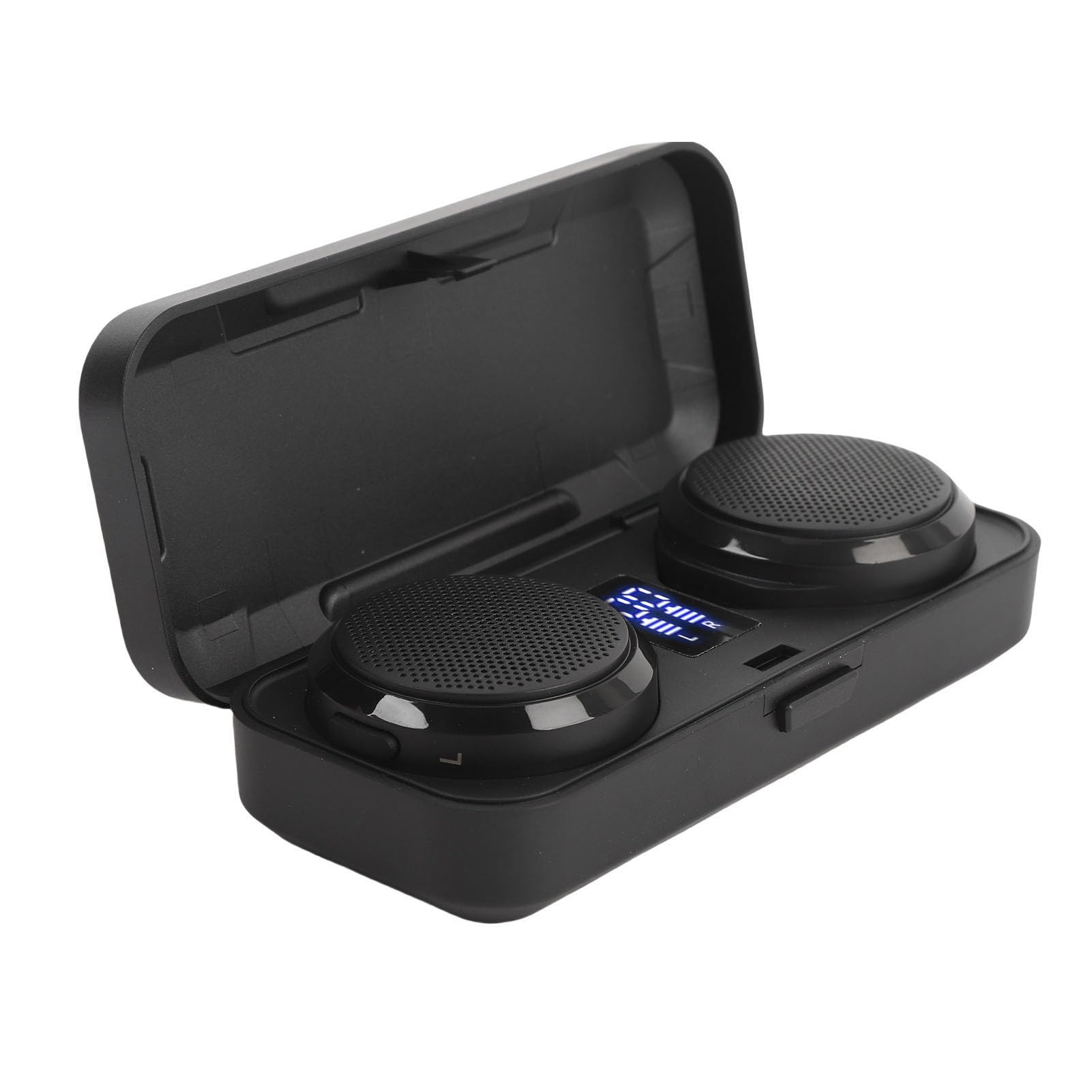 Hidyliu Auricolare Bluetooth per Moto con Telecomando per Cancellazione Attiva del Rumore per 50 Ore di Ascolto di Musica Wireless e Arrampicata su Sci