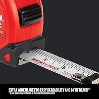 Vista 5 de CRAFTSMAN Cinta métrica PROREACH, 25 pies (CMHT37665S)