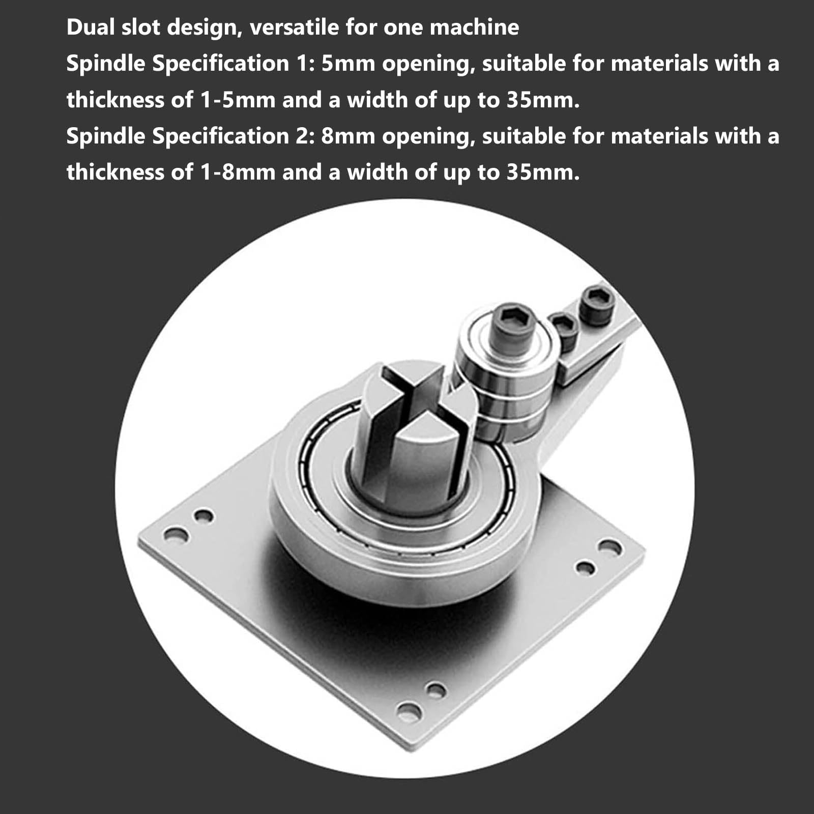 Dobladora manual de metal, dobladora de acero de mano resistente para alambre de cobre, hierro y aluminio de 1 a 8 mm, ideal para talleres de bricolaje y fabricación de chapa metálica
