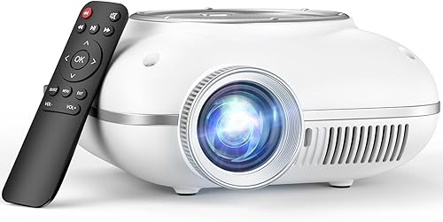 Mini proyector con Bluetooth bidireccional, proyector portátil para uso de cine en casa, compatible con 1080P para proyector al aire libreproyector