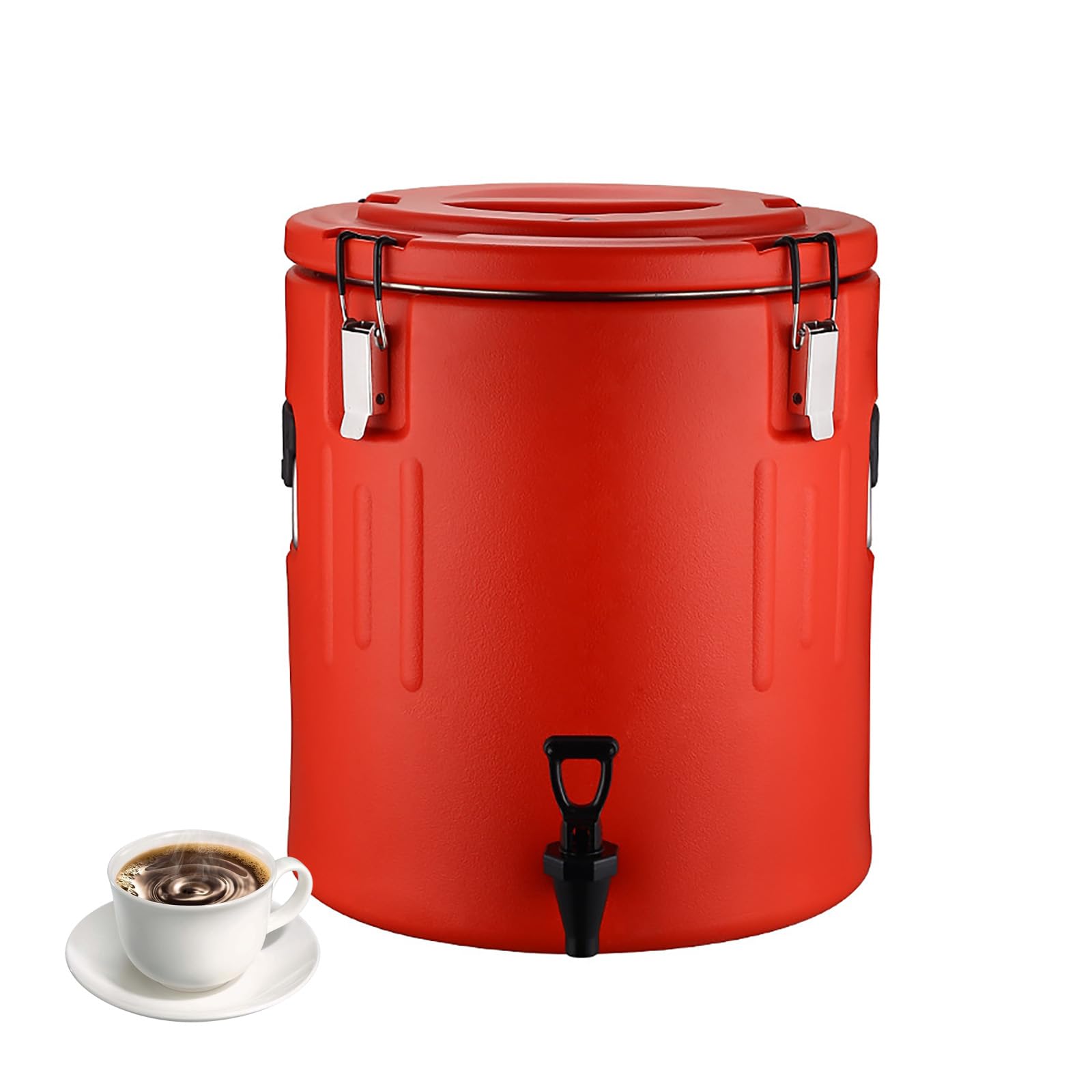 Balde Aislado De Gran Capacidad Termo con Grifo Calentador De Alimentos Comercial para Restaurantes Y Fiestas,20L