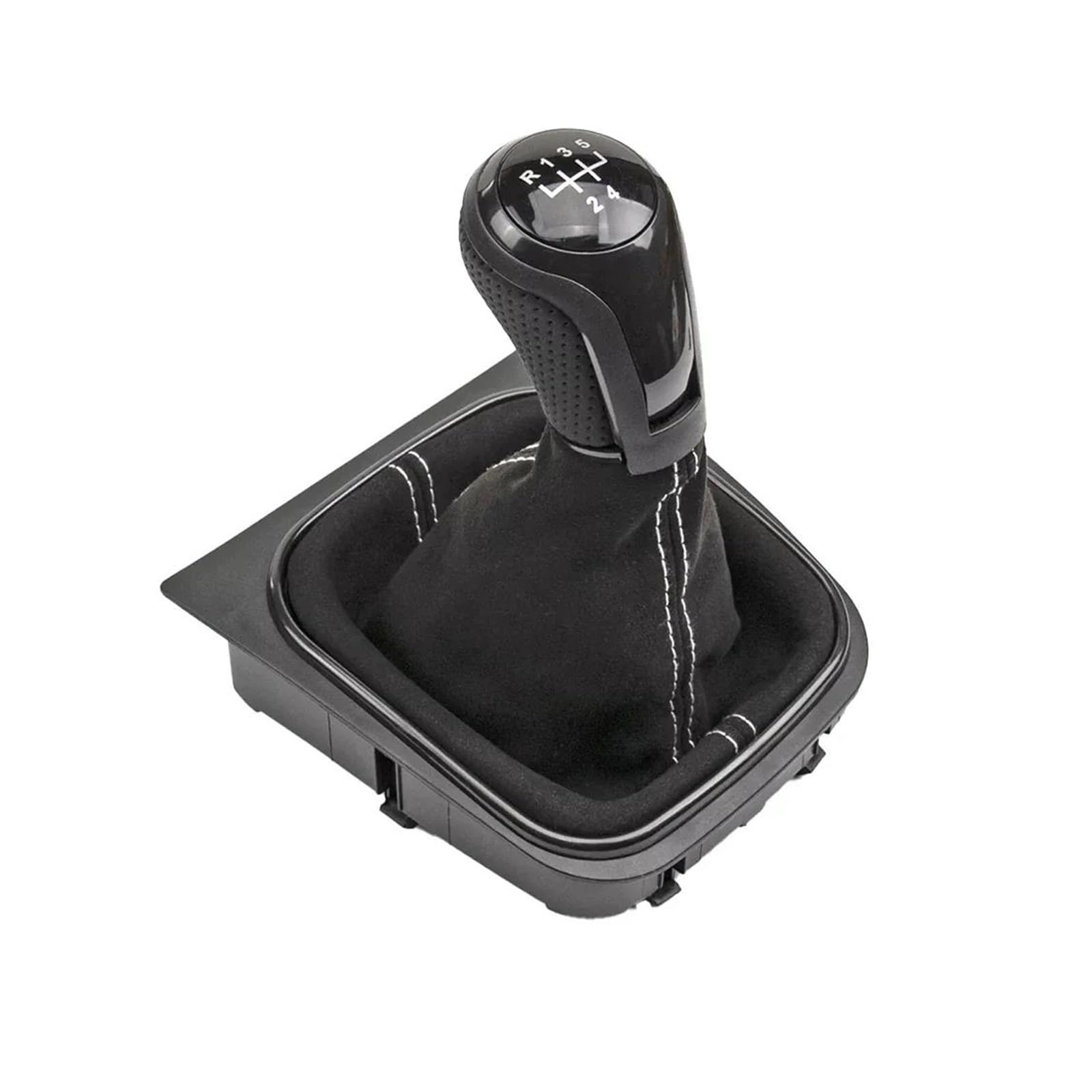 WLNWERDPKK Gear Shift Knob 1PCS for Golf 5 MK5 for Golf 6 MK6 for Jetta MK3 for Scirocco III 137 138 EOS 1F7 1F8 Speed Gear Shift Knob Stick Knob(5 Speed)
