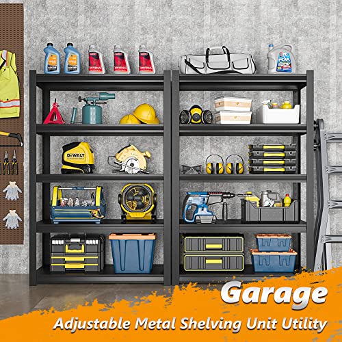 STANI-Garage-Shelving-Heavy-Duty-Storage-Shelves-for-Garage-Storage-5-Tier-Metal-Shelving-Unit-Adjustable-Garage-Storage-Utility-Rack-Heavy-Duty-Shelving-Basement-Storage-Rack-5-Tier