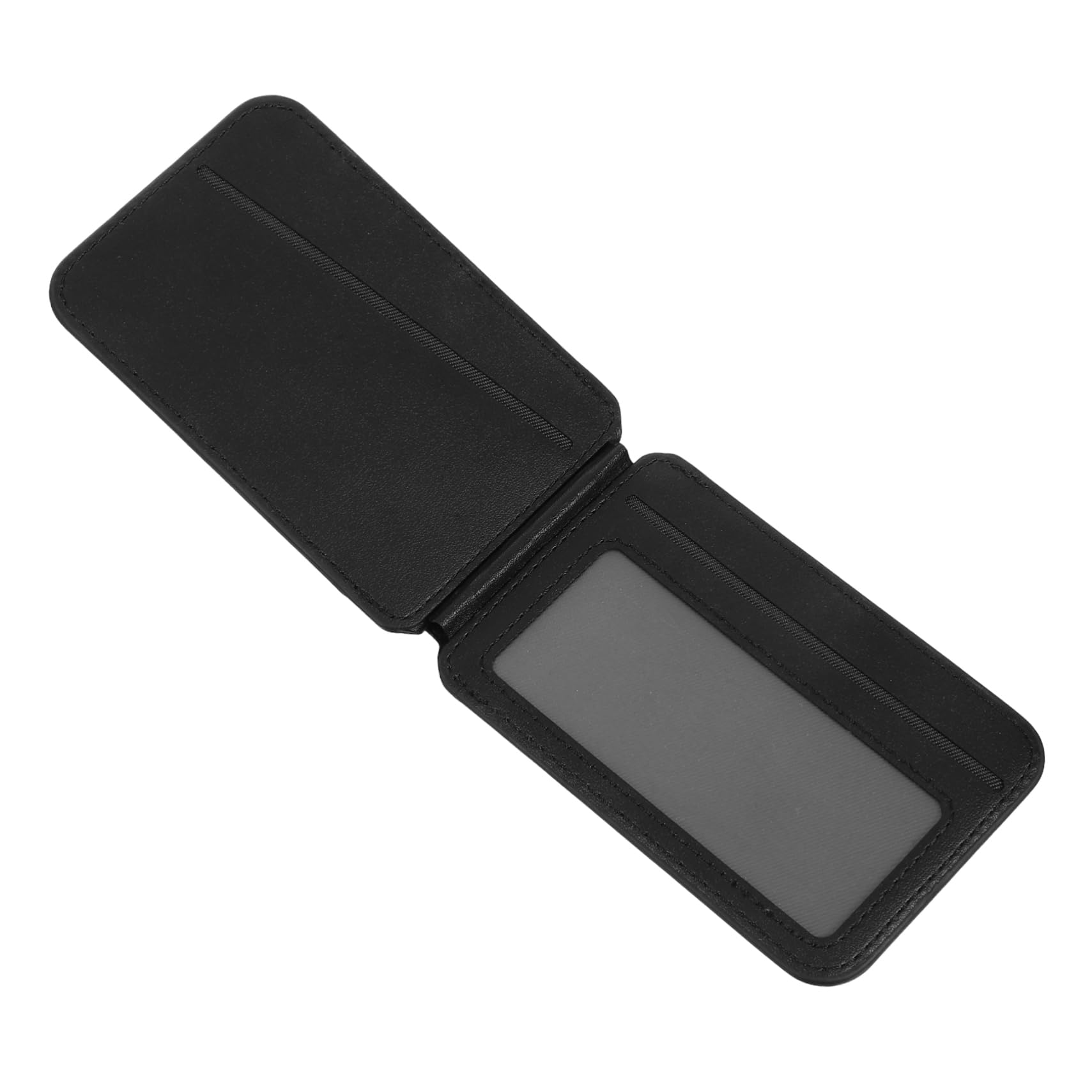 Happyyami Supporto Magnetico per Telefono Porta Carte Supporto Pieghevole per Cellulare Custodia in Pu per Schede e Documenti Base Magnetica per Telefono