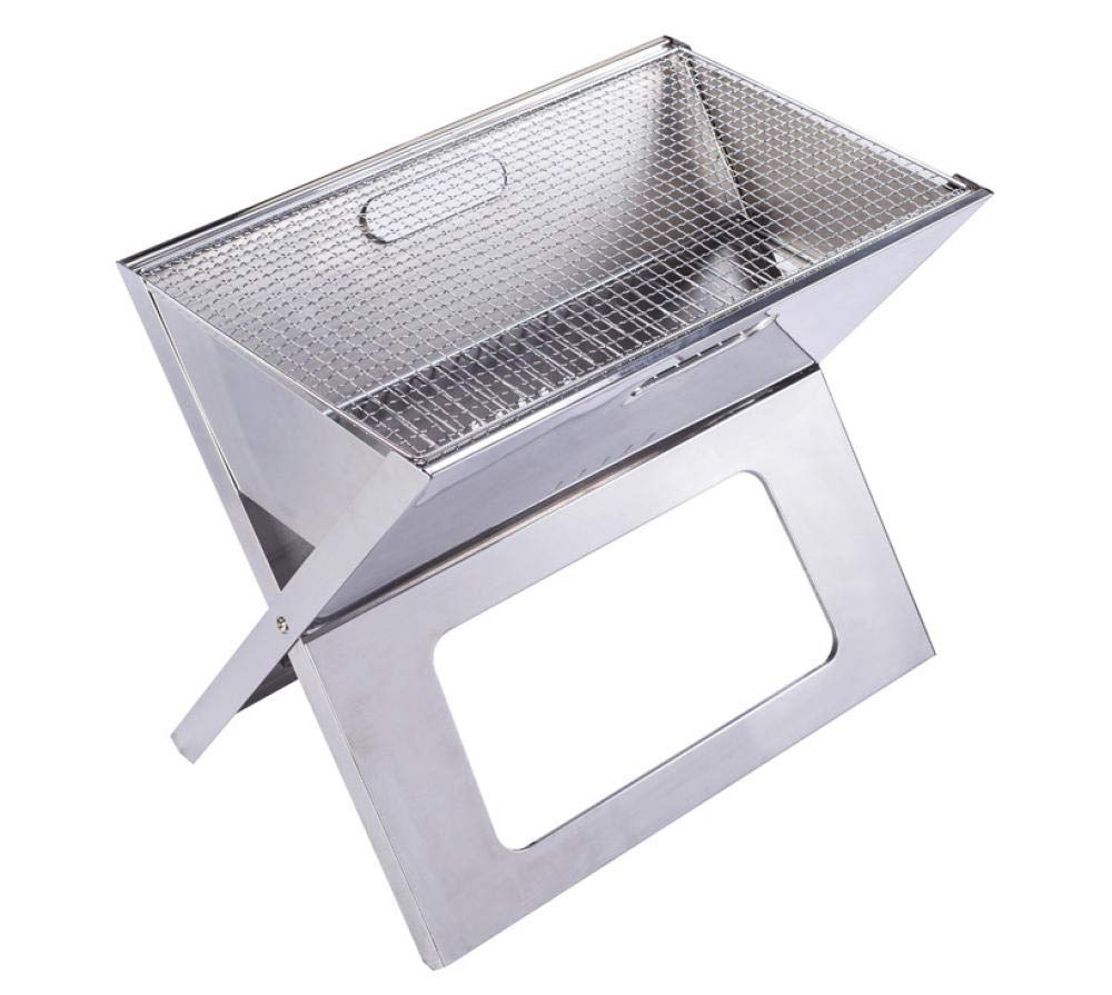 Parrilla de carbón ajustable | Ideal para parrilla plegable portátil para llevar sobre la marcha