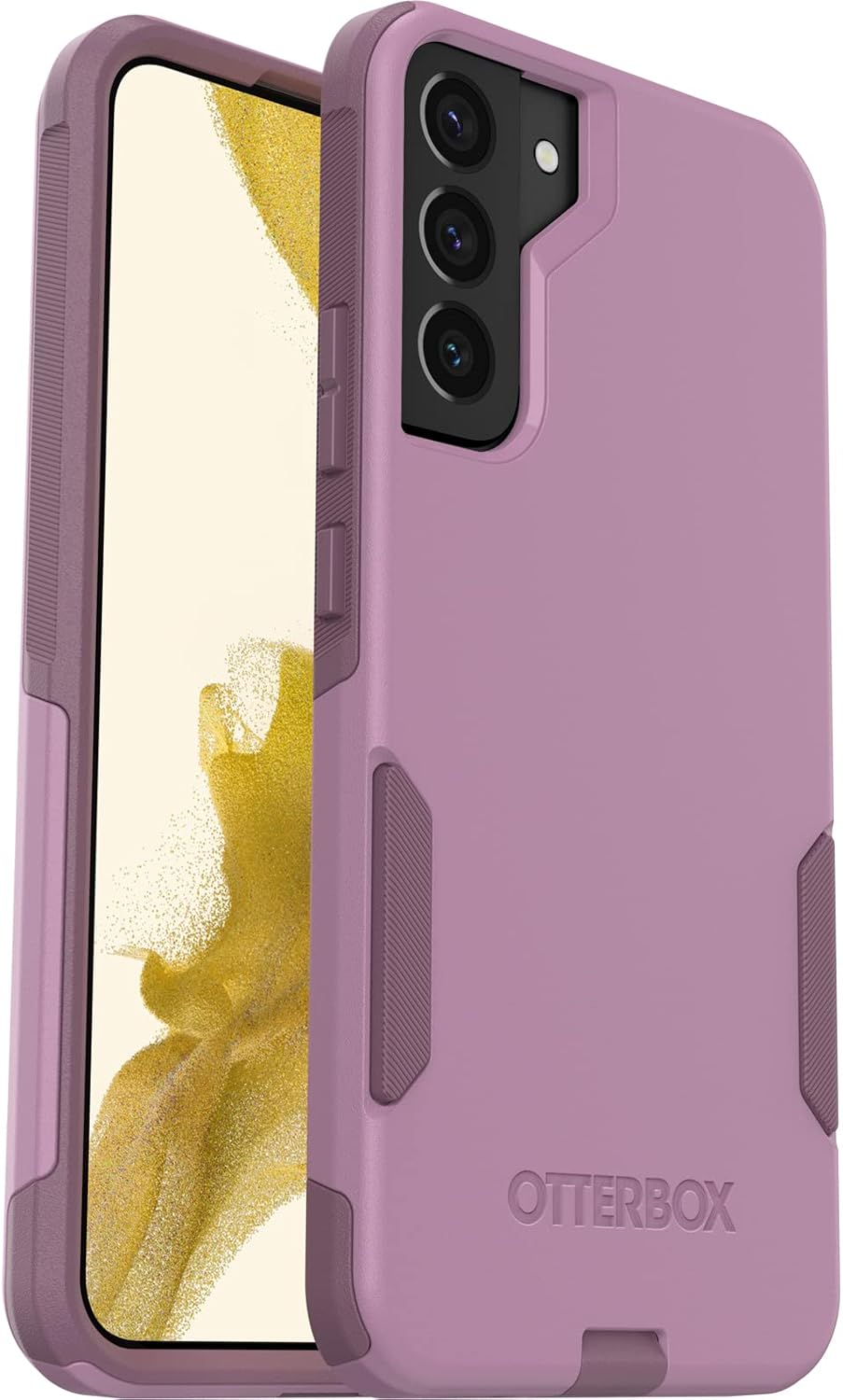 OtterBox Galaxy S22+ Commuter Series Case - BLACK, slim & tough, pocket-friendly, with port protection