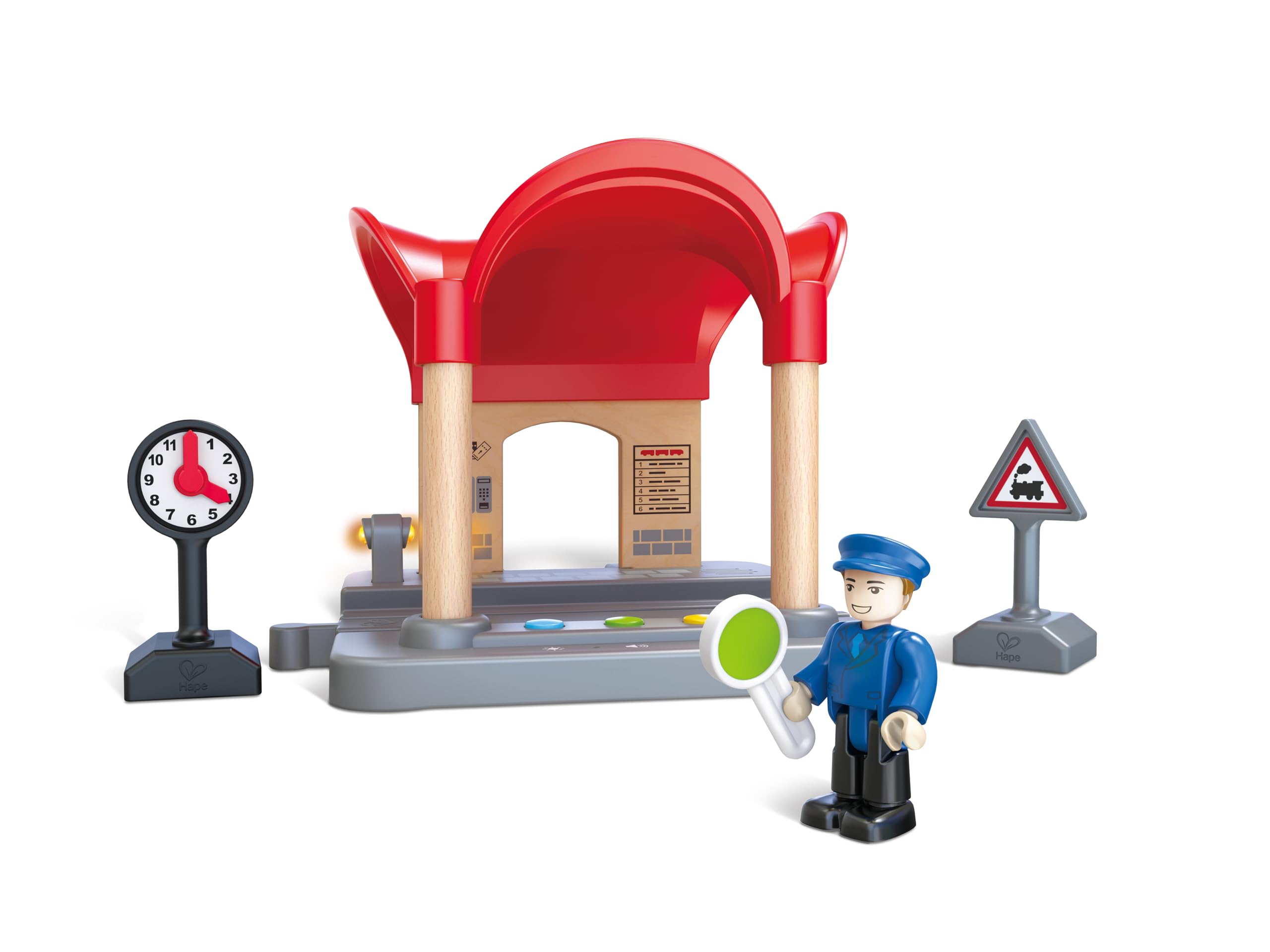 Hape Record and Play Train Station