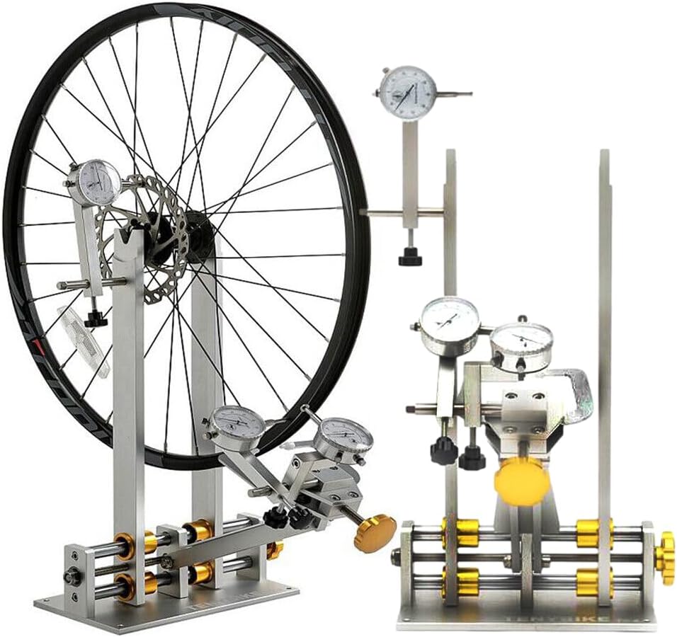 Bike Bicycle Wheel Tyre Truing Stand Fits Wide 50200mm Rims Professional Wheel