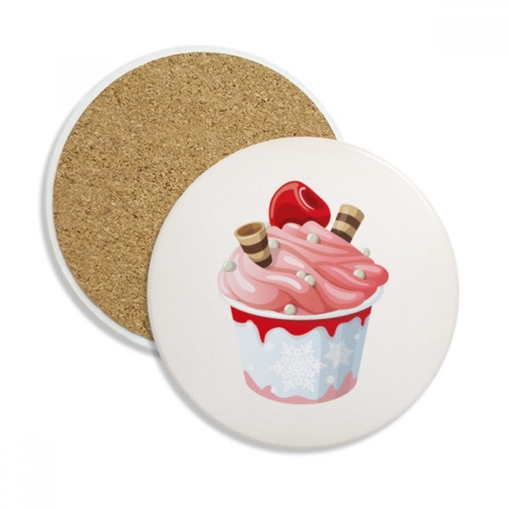 Dessous de verre céramique rose cerise de qualité supérieure pour table basse