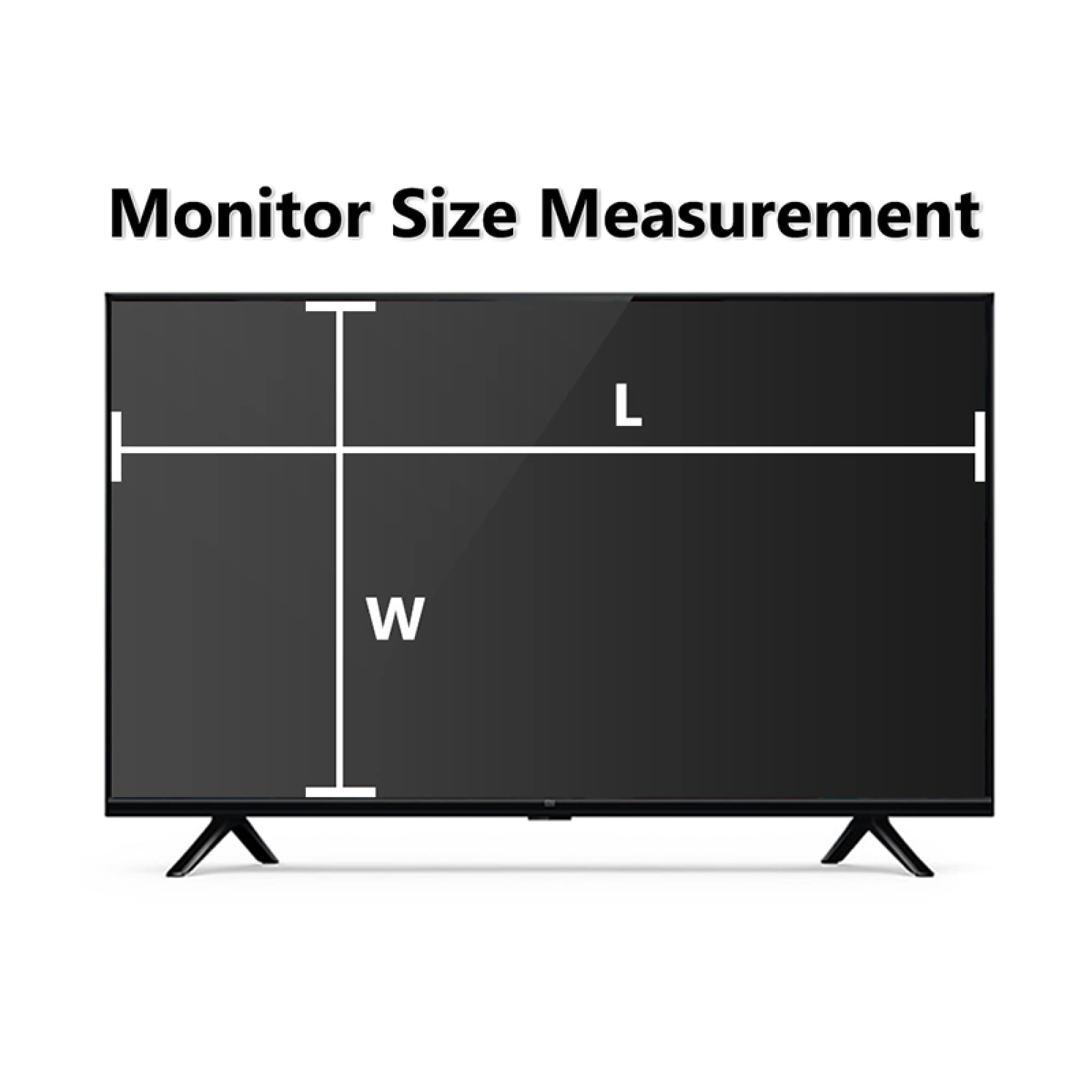 Protector de pantalla anti luz azul de 32-75 pulgadas Filtro de pantalla de TV mate antideslumbrante/anti-UV Ajuste de película Monitor plano y curvo LCD, LED, OLED y QLED 4K HDTV/B / 39 Inches 856