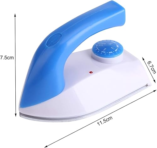 Miniatura 6 de GLOGLOW Mini plancha, mini plancha de vapor eléctrica portátil de mano mini ropa de hierro control de temperatura para el hogar peso ligero viaje