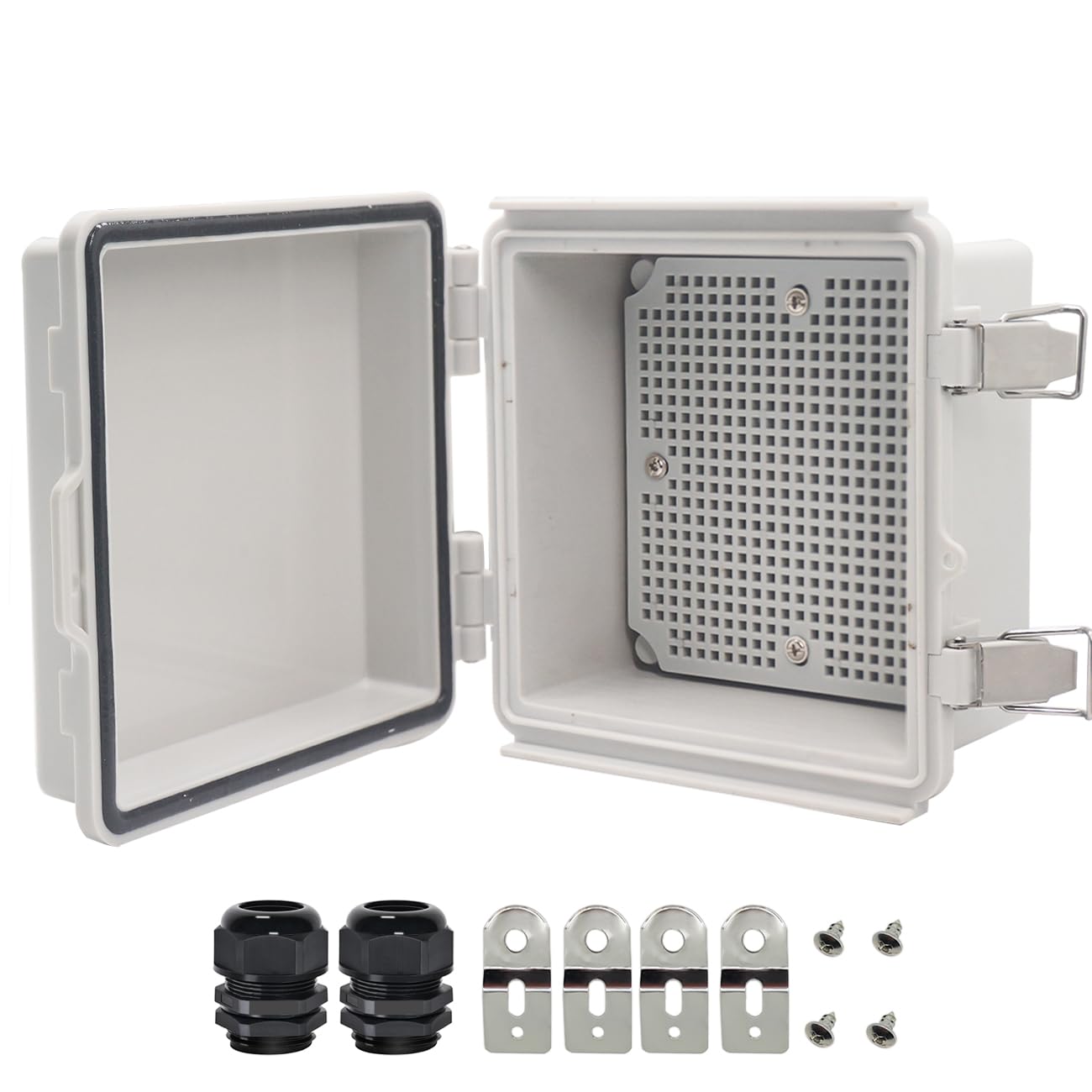 Zulkit IP67 Waterproof Electrical Box - Stainless Steel -18 Zulkit IP67 Waterproof Electrical Box - Stainless Steel -18