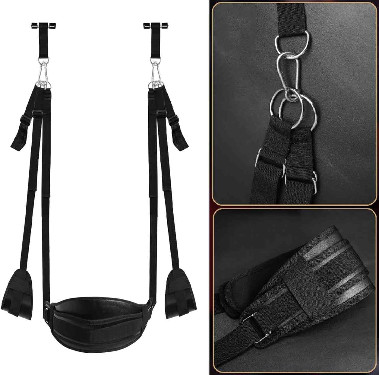 Sex Slingshot Swing for Couples Over The Door Swings Sex Adults 400lbs Heavy Duty Swing Door Frame Sexy Funitures for Bedroom Toys for Women Couples Naughty Pure Romance Adult Swing Sweatshirt T9